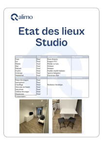 Modèle gratuit état des lieux studio