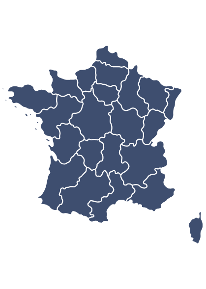 Carte de la france Qalimo